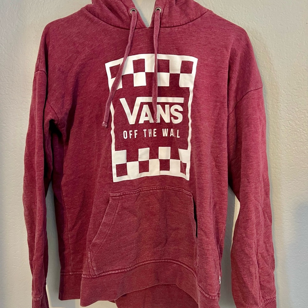Women’s Vans Burgundy Sweatshirt